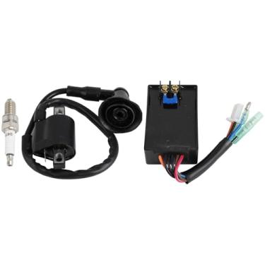 Imagem de SCITOO Bobina de ignição e vela de ignição CDI BOX para Polaris ATV Scrambler 90 2003 Predator 90 2003-2006 Sportsman 90 2003-2006 0451018