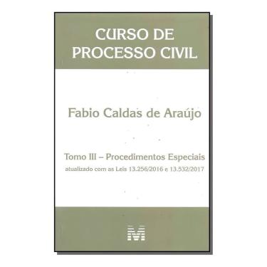 Imagem de Curso de Processo Civil - Procedimentos Especiais - Tomo III - 01Ed/18