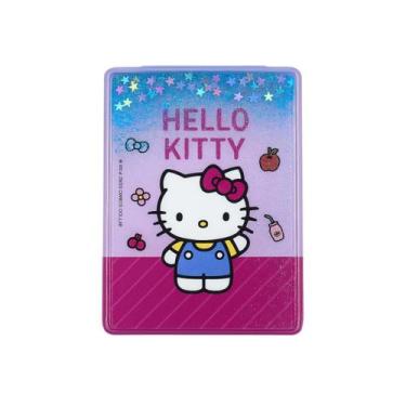 Imagem de Espelho Hello Kitty Portátil Feminino de Bolso e Maquiagem - Sanrio