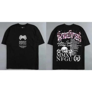 Imagem de Camiseta Oversized Darc Wolf - Unissex, Manga Curta, para Academia e T