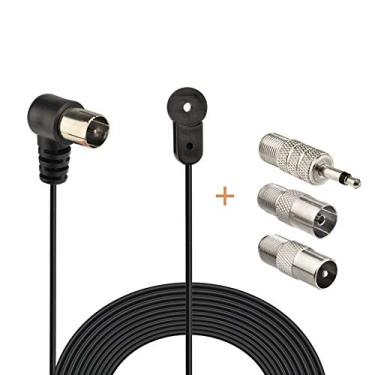 Imagem de Bingfu Antena FM 75 Ohm Antena FM para Pioneer Onkyo Yamaha Marantz Bose Wave Sistema de música interno Rádio Digital HD Rádio FM Receptor estéreo Bluetooth Áudio AV Receptor de Home Theater