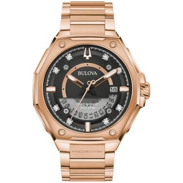 Imagem de Bulova Relógio masculino Precisionist X Quartz, Ouro rosa, pulseira