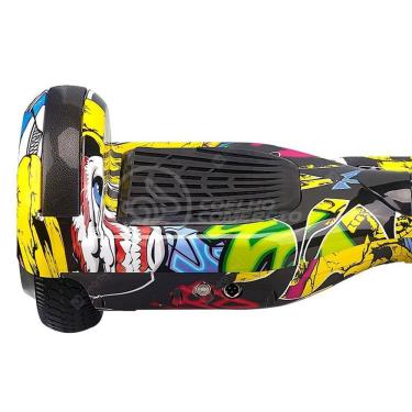 Imagem de Hoverboard Infantil Skate Elétrico Arte Urbana Led Grafite
