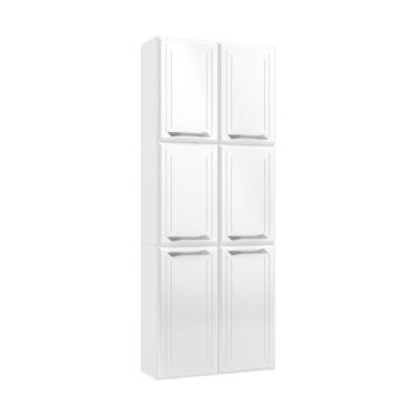 Imagem de Paneleiro Duplo De Aço 70cm Rose Cr6098 Branco