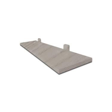Imagem de Prateleira Simples Madeirado 90X20 Cm Com Suporte Em Mdf