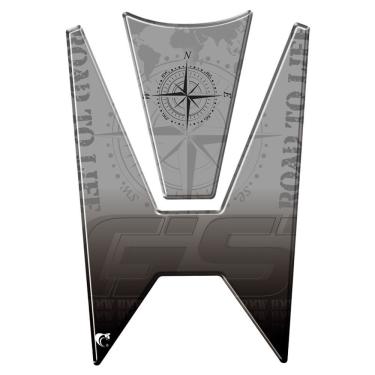 Imagem de Adesivo Protetor Tanquetank Pad Moto Bmw Cinza Cinza