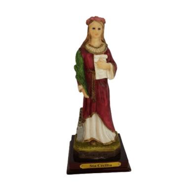 Imagem de Imagem De Santa Cecília Em Resina 15cm
