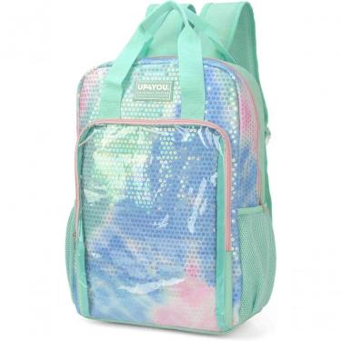 Imagem de Mochila Costas Feminina Juvenil Escolar Luxcel Up4you Verde