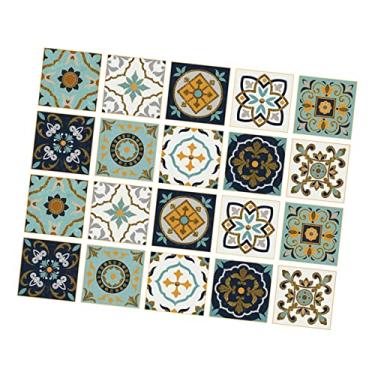 Imagem de Toddmomy 20Peças Adesivos de Ladrilhos Decorativos À Água de Decoração Pisos Cozinhas Banheiros