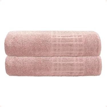 Imagem de Jogo de 2 Toalhas de Banho Loft 70 x 130 Camesa Para Hotel Pousada Hos