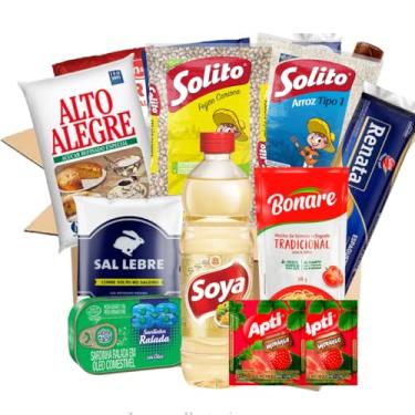 Imagem de Cesta Básica Simples Completa 10 Itens