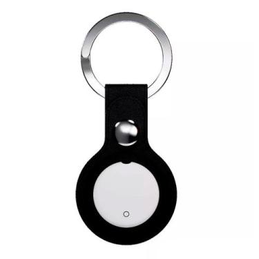 Imagem de Tag Rastreador De Objetos Pets Malas Gps Faaftag + Chaveiro Couro Pret