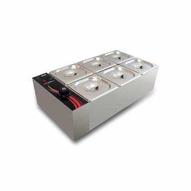 Imagem de Chocolateira e Derretedeira Gourmet Zepper 6 cubas ZPCHG06, 220V
