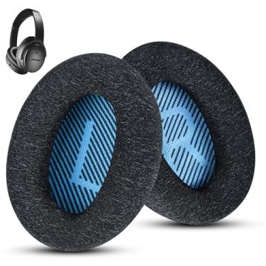 Imagem de Wzsipod Conforto Em Tecido - Almofadas Auriculares Para Fones De Ouvido Bose Quiet 25/Qc25, Compatíveis Com As Séries Qc35, Qc35Ii, Qc45, Qc15 E Mais, Modelos Exclusivos Reposição, S2