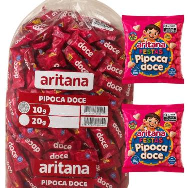 Imagem de Kit 30 Mini Pipoca Doce De 10Gr Aritana Festa São João