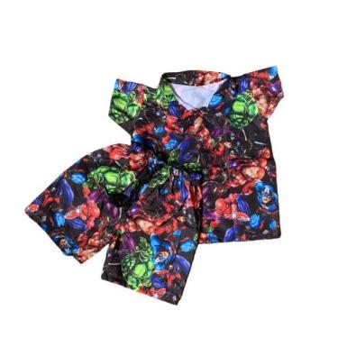 Imagem de Conjunto Infantil Menino Mauricinho Os Vingadores - Top Baby Br, 1 Ano