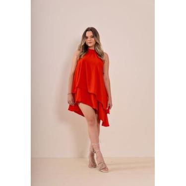 Imagem de Vestido feminino curto Helena vermelho - Use Maia , 36