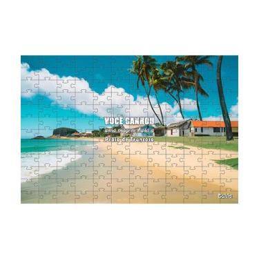 Imagem de Quebra-Cabeça Viagens Para Presentear Trancoso 150 Peças Mdf - Coleção