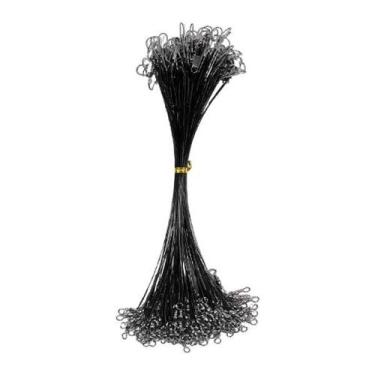 Imagem de JP cartela de cabo leader black - Jaú Pesca, 60lbs