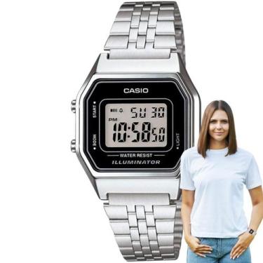 Imagem de Relógio de pulso Casio Unissex Digital Vintage Pequeno Quadrado Quartz