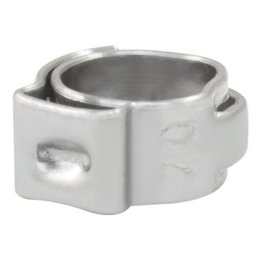 Imagem de Kemcatui 50 braçadeiras Pex Cinch, anéis de crimpagem Pex de 1/10.2 cm, grampos de encaixe de aço inoxidável para conexões de encaixe de tubulação (5,8-7 mm)