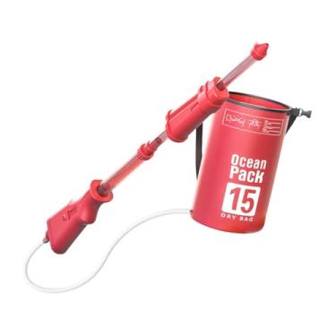 Imagem de KiBcsLic Mochila de Brinquedo com Grande Capacidade para Imersão em água, Jogo de Piscina para Crianças, Lembrancinhas para Festa, Brincadeira Ao Ar Livre, Int, Rosa