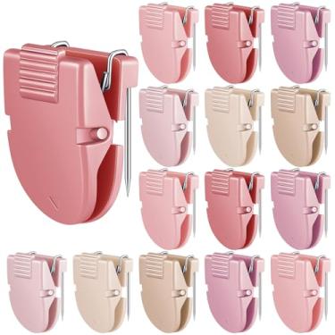 Imagem de Feifeiya 15 peças de clipes de cubículo painel de tecido, acessórios de cubículo, painel divisório, clipe de parede, fotos de escritório, parede para anotações, tamanho padrão, capacidade para 40