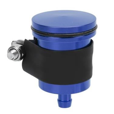 Imagem de Naroote Tanque de Cilindro Mestre de Freio, Reservatório de Fluido de Freio de Motocicleta Resistente à Prova de Ferrugem Universal para Yzf R1 R3 R6 R25 R15 (Azul)