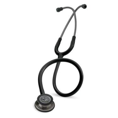 Imagem de Estetoscópio Littmann Classic III - Preto com Smoke 5811