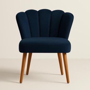 Imagem de Cadeira Poltrona Pétala Sala Estar Penteadeira e Salão - Platinum Deco