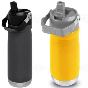 Imagem de Garrafinha Térmica Infantil 610ml Aço Inoxidável Ideal Para Bebidas Ge