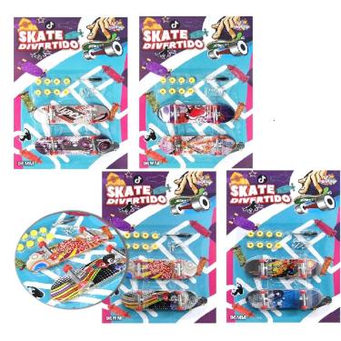 Imagem de Skate De Dedo 2 Em 1 C/lixa Tk-ab6225