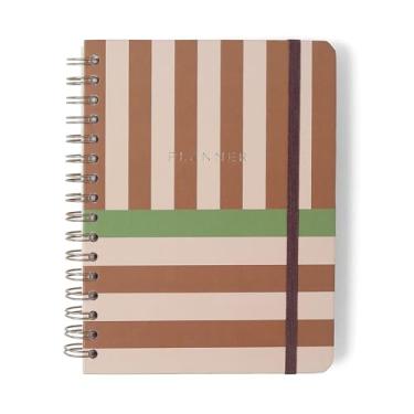 Imagem de Cicero Planner Permanente Wire-o Mocha Pistache Semanal Notas A5 Curto