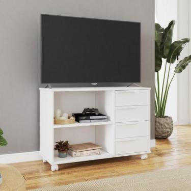 Imagem de Rack para TV até 40 Polegadas 3 Gavetas com Rodízio BSE02 BRV Móveis, 