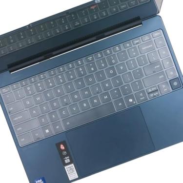 Imagem de Capa de teclado para Lenovo Yoga Slim 2025 9i Gen 10 35.6 cm, e Yoga 9i 2-em-1 Gen 10 Aura 14 polegadas e Yoga 9 2-em-1 14IMH9 2024 35.6 cm protetor de teclado para laptop - TPU