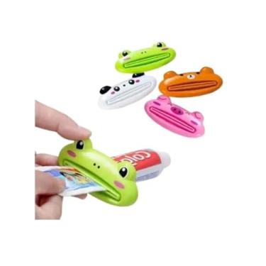 Imagem de Kit 02 Espremedor Tubo De Pasta De Dente Infantil Bichinhos - ENVIO ALEATÓRIO DOS BICHINHOS