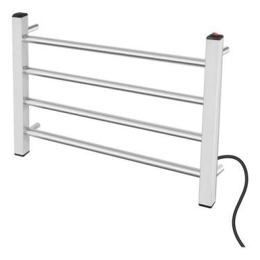 Imagem de Toalheiro Térmico Bivolt Cromado 1 Toalha Fio Lado Direito - Aiello