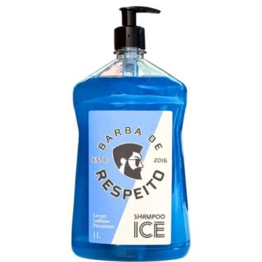 Imagem de Barba de Respeito Shampoo Ice para Barba e Cabelo Profissional 1L