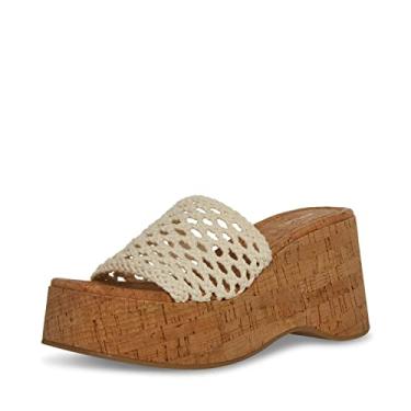 Imagem de Madden Girl Sandália feminina Zaharra Wedge, Natural, 8.5