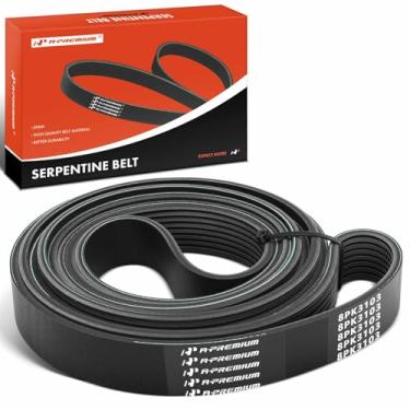 Imagem de A-Premium Substituição de correia para Ford F-250 F-350 F-450 F-550 Super Duty 1999-2003 E-550 2002-2003 Excursion 2000-2003 F-650 F-750 2000-2003, 7.3L