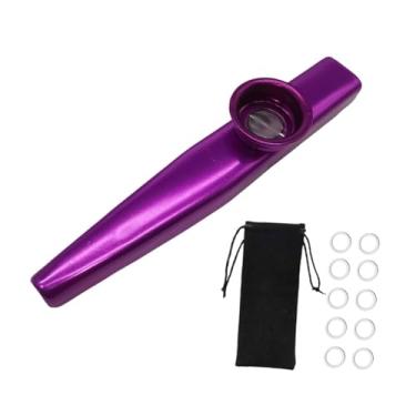 Imagem de KiBcsLic Capa protetora para instrumentos musicais Kazoo Kids, coordenação profissional, bocal, flauta Kazoo, diafragmas para aniversário de crianças, Tolet