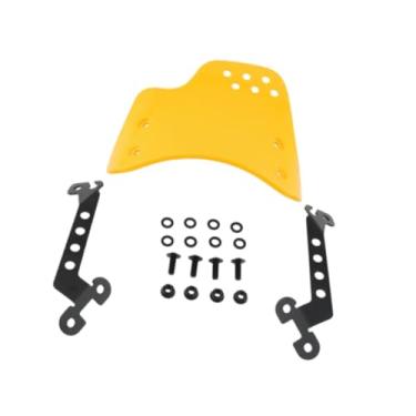 Imagem de Generic Motocicleta pára- Windshield Solicitação de reposição de componentes de componente sobreponente para Scrambler 400 800 2015-2024, Amarelo