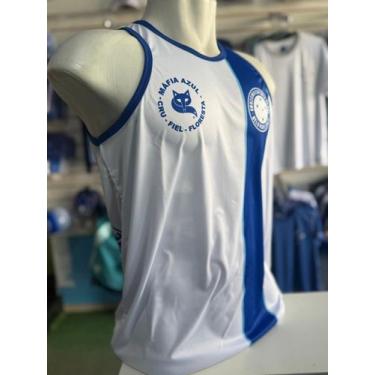 Imagem de Regata Mafia Azul Camiseta Torcida Organizada Cruzeiro Oficial - Divin