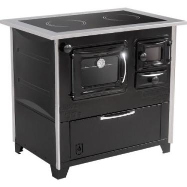 Imagem de Fogão A Lenha Prime Vitro Chapa Vitrocerâmica Esquerdo N2 - Hidro Equi