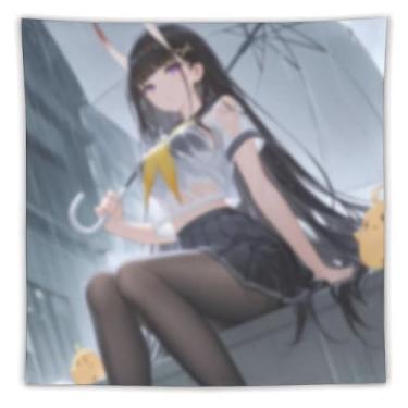 Imagem de LIEGBMEU Tapeçaria Sexy Hot Anime Girl 152.4 cmx152.4 cm Wall Quilt Art Whimsical Tapestry DecorationAF437