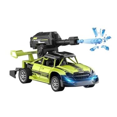 Imagem de Carro de Controle Remoto com Lançador de Gel, Brinquedo com Munição de Água em Gel, Controle sem Fio (Verde)