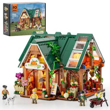 Imagem de Conjunto de tijolos de construção Funwhole Farm-Store Lighting 1523 un