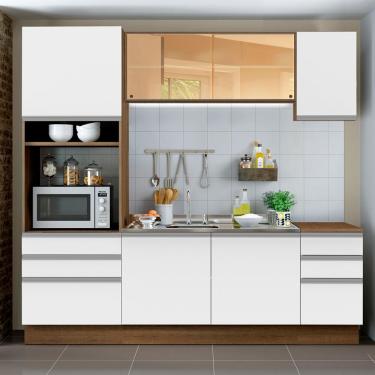 Imagem de Cozinha Completa Madesa Karen 6 Portas 6 Gavetas (Sem Tampo e Pia)