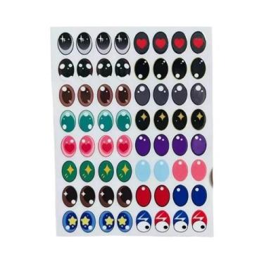 Imagem de Cílios Postiços Coloridos De 17cm Labubu V1v2 Para Maquiagem Dos Olhos