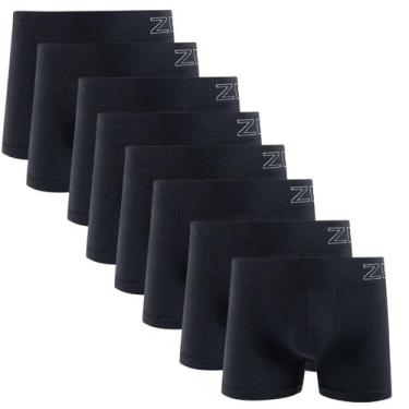 Imagem de Kit 8 Cuecas Boxer Zee Rucci Microfibra Poliamida Sem Costura - Zee Ru